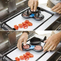 2 Presses à Burger Antiadhésives - Napoleon -Barbecue Boutique 2 presses burger plastique napoleon 0629162700605 2