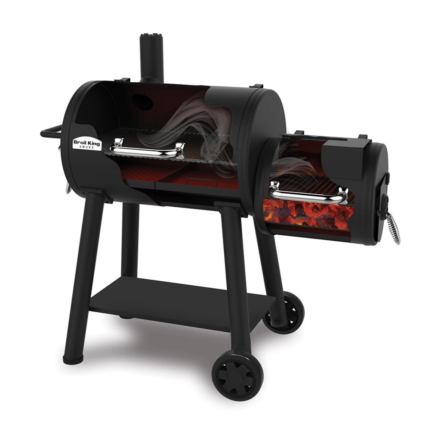 Barbecue Charbon Smoke Offset 500 - Broil King 7 Barbecue Charbon Smoke Offset 500 - Broil King – Image 5
