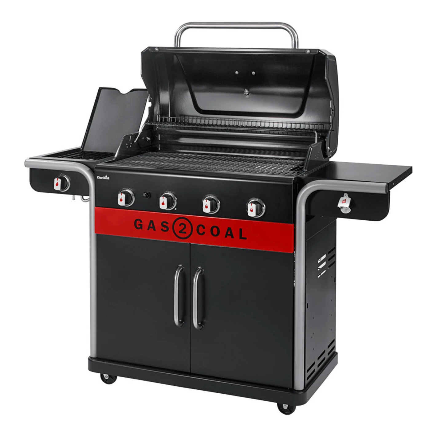 Barbecue Hybride Gaz Et Charbon Gas2Coal 440 - Char-Broil 5 Barbecue Hybride Gaz Et Charbon Gas2Coal 440 - Char-Broil – Image 3