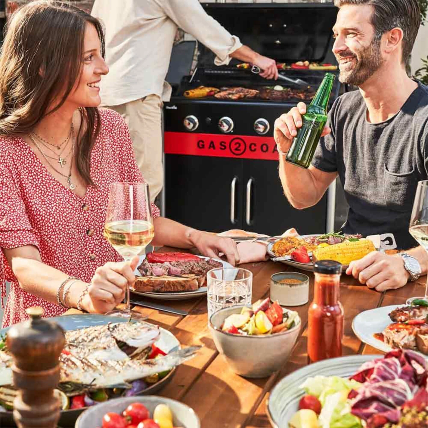 Barbecue Hybride Gaz Et Charbon Gas2Coal 440 - Char-Broil 8 Barbecue Hybride Gaz Et Charbon Gas2Coal 440 - Char-Broil – Image 6