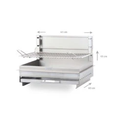 Barbecue Charbon Encastrable Montory Inox Marin - Le Marquier 7 Barbecue Charbon Encastrable Montory Inox Marin - Le Marquier -Barbecue Boutique barbecue vintage montory 61 x 40 inox le marquier 3339380062702 2