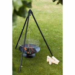 Brasero Junko ø60 Cm Fonte + Trépied + Grille Acier Chromé + Housse - Barbecook 11 Brasero Junko ø60 Cm Fonte + Trépied + Grille Acier Chromé + Housse - Barbecook -Barbecue Boutique brasero junko trepied grille housse barbecook 5400269202156 3