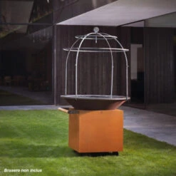 Cage De Cuisson Brasero Classic 120 + PRO - Ofyr -Barbecue Boutique cage cuisson acier 120 6019914756716 2