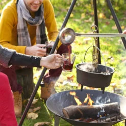 Cocotte 9L En Fonte Trépied Junko - Barbecook -Barbecue Boutique cocotte 9l fonte 5400269227210 3