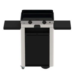 Combo Plancha Gaz Fusion 60 Inox Marin 2 Brûleurs Avec Chariot - ENO -Barbecue Boutique combo fusion 60 inox eno 3224780043386 2