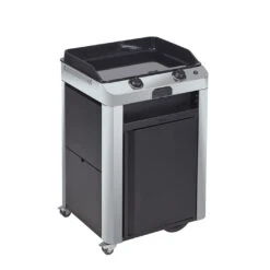 Combo Plancha Gaz Fusion 60 Inox Marin 2 Brûleurs Avec Chariot - ENO -Barbecue Boutique combo fusion 60 inox eno 3224780043386 3