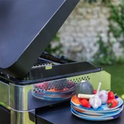 Combo Plancha Gaz Fusion 60 Inox Marin 2 Brûleurs Avec Chariot - ENO -Barbecue Boutique combo fusion 60 inox eno 3224780043386 7