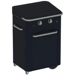 Combo Plancha Gaz Enosign 65 Bleu (Chariot Et Capot) - ENO* -Barbecue Boutique combo plancha enosign 65 bleu capot eno chariot 3224780040040 5