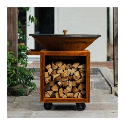 Couvercle Pour Brasero 100 Cm - Ofyr 7 Couvercle Pour Brasero 100 Cm - Ofyr -Barbecue Boutique couvercle protection acier Ofyr 7430440799753 2