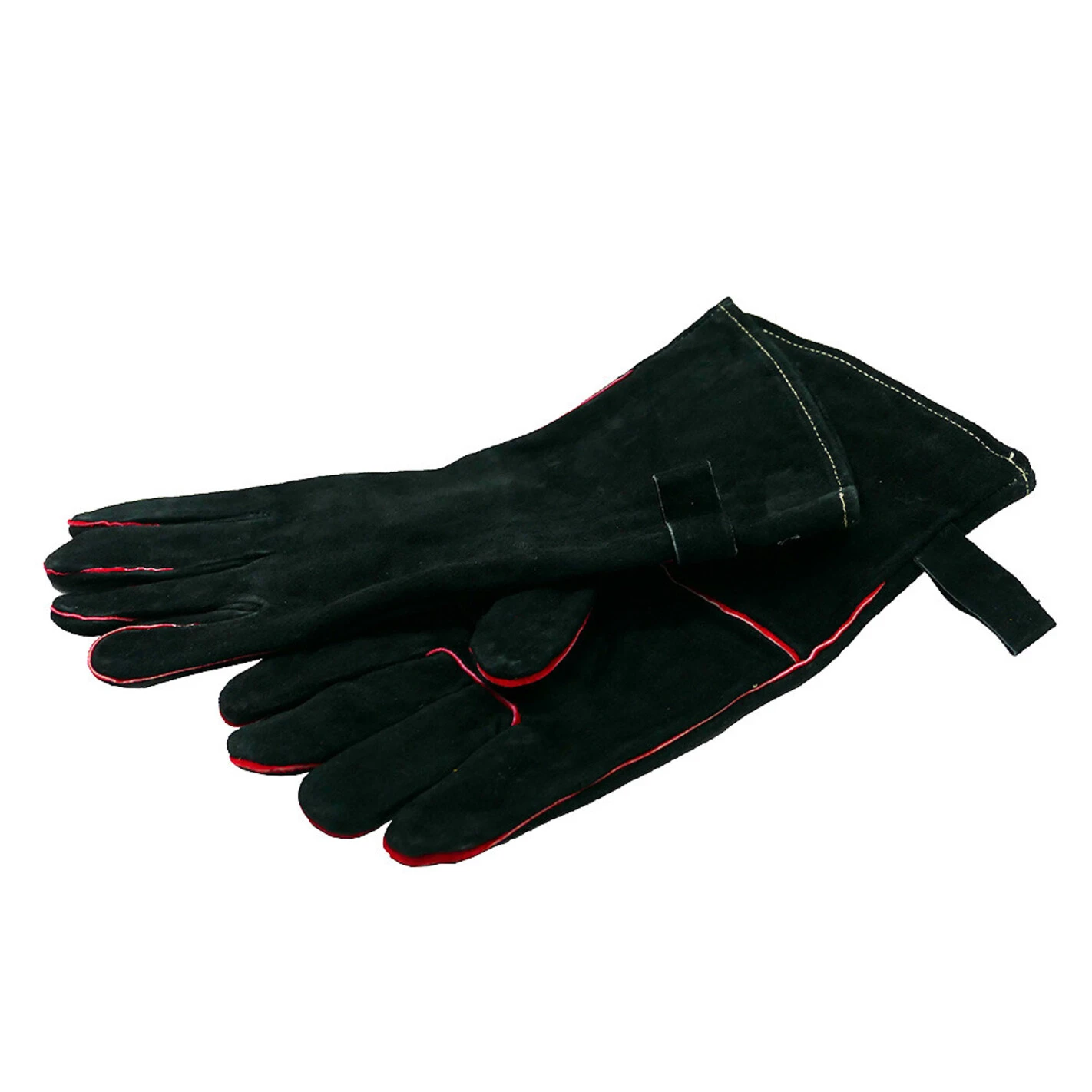Paire Gants Barbecue Cuir Noir - Nordic Flame 5 Paire Gants Barbecue Cuir Noir - Nordic Flame – Image 3