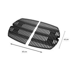 Grille De Cuisson Fonte émaillée Q300/Q3000 - Weber 8 Grille De Cuisson Fonte émaillée Q300/Q3000 - Weber -Barbecue Boutique grille de cuisson pour q300 barbecue a gaz weber 0077924038853 2
