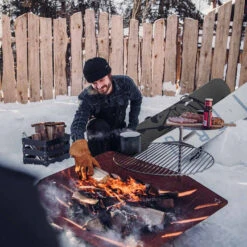 Grille Brasero ⌀55 Cm Inox Pour Triple Höfats 11 Grille Brasero ⌀55 Cm Inox Pour Triple Höfats -Barbecue Boutique grille inox brasero triple hofats 55 cm 4260447330467 4