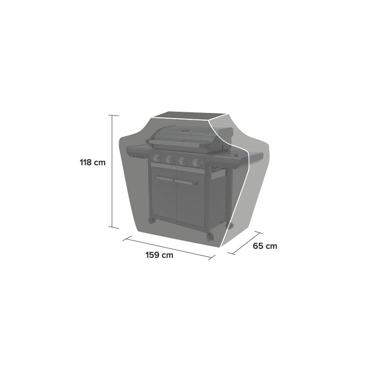 Housse Barbecue XL 4 Series, Premium 4 Et Onyx - Campingaz 8 Housse Barbecue XL 4 Series, Premium 4 Et Onyx - Campingaz – Image 6