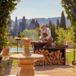 Brasero OFYR Island Noir 85 Céramique Gris Foncé + Housse -Barbecue Boutique island noir 85 100 ceramique gris fonce 2020000019978 2