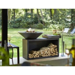 Brasero OFYR Island Noir 85 Céramique Gris Foncé + Housse -Barbecue Boutique island noir 85 100 ceramique gris fonce 2020000019978 4