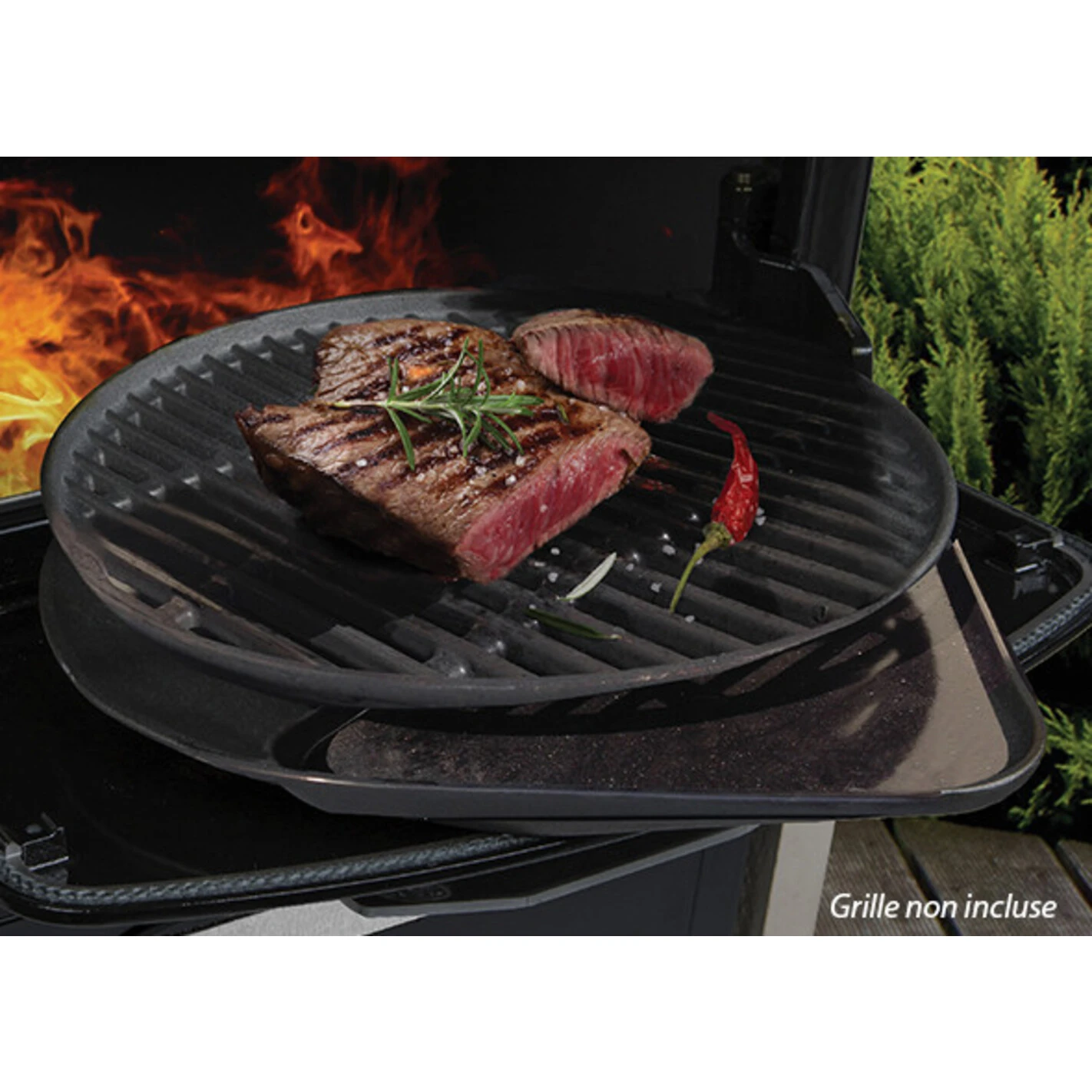 Lèchefrite En Fonte émaillée Pour Four à Bois - Le Gooker 4 Lèchefrite En Fonte émaillée Pour Four à Bois - Le Gooker – Image 2