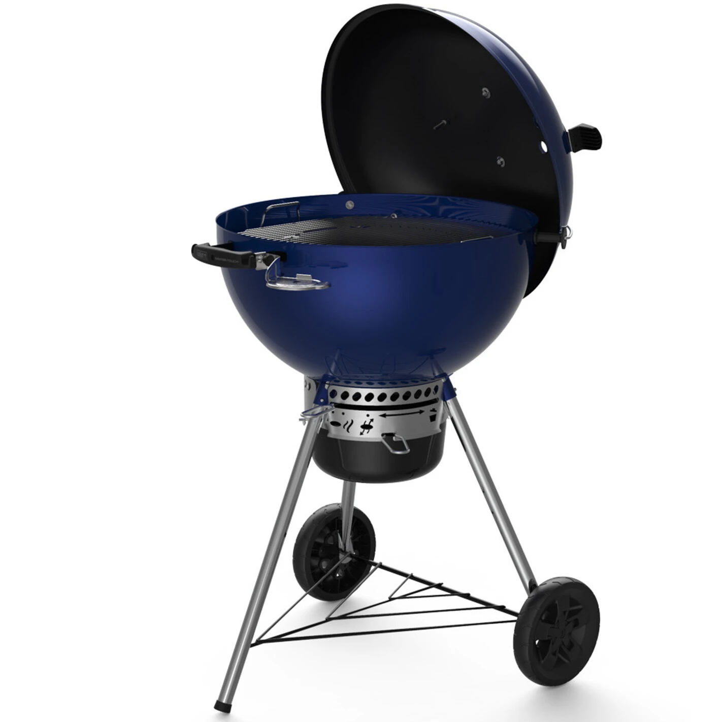 Barbecue Charbon Master-Touch 5750 Bleu Océan - Weber 4 Barbecue Charbon Master-Touch 5750 Bleu Océan - Weber – Image 2