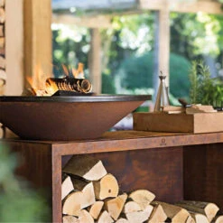 Brasero Plancha OFYR Island 100 En Corten + Plan De Travail Teck 19 Brasero Plancha OFYR Island 100 En Corten + Plan De Travail Teck -Barbecue Boutique ofyr island 100 brasero plancha 7430440898821 8