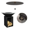 Pack Brasero Storage 100 Noir + Couvercle - OFYR 1 Pack Brasero Storage 100 Noir + Couvercle - OFYR -Barbecue Boutique pack brasero plancha storage 100 noir couvercle 2020000033721