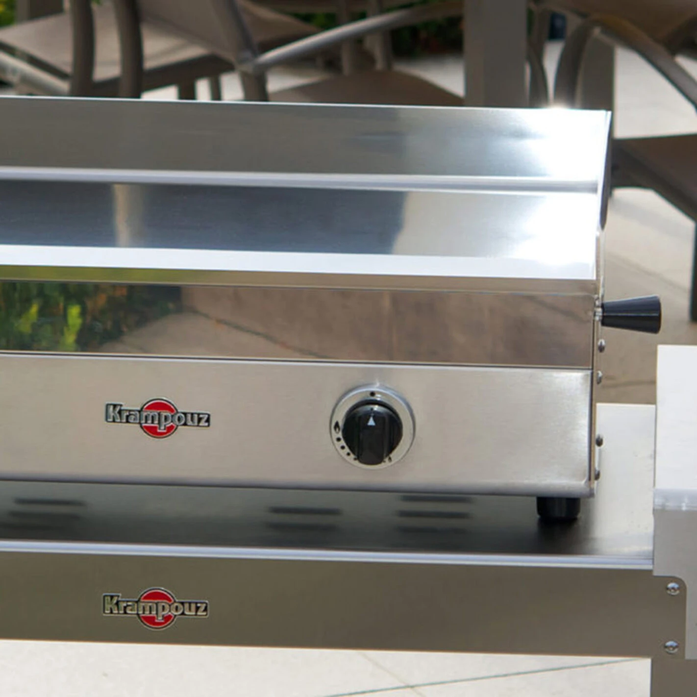 Pack Plancha Gaz Design 65 Cm + Desserte Plein Air - Krampouz 10 Pack Plancha Gaz Design 65 Cm + Desserte Plein Air - Krampouz – Image 8