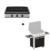 Pack Plancha Gaz Enosign 80 Inox Et Noir + Chariot - ENO 2 Pack Plancha Gaz Enosign 80 Inox Et Noir + Chariot - ENO -Barbecue Boutique pack enosign 80 inox noir chariot eno 2020000033189
