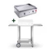 Pack Plancha Gaz Chef 55 Lisse + Chariot - Planet 2 Pack Plancha Gaz Chef 55 Lisse + Chariot - Planet -Barbecue Boutique pack plancha gaz chef 55 lisse chariot planet 2020000031949