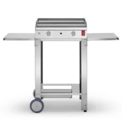 Pack Plancha Gaz Chef 55 Lisse + Chariot - Planet -Barbecue Boutique pack plancha gaz chef 55 lisse chariot planet 2020000031949 2