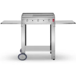 Pack Plancha Gaz Chef 80 Lisse + Chariot - Planet -Barbecue Boutique pack plancha gaz chef 80 lisse chariot planet 2020000031956 2