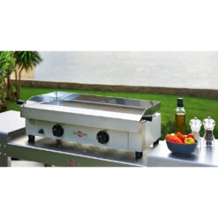 Pack Plancha Gaz Saveur 64 Cm + Desserte Plein Air - Krampouz 15 Pack Plancha Gaz Saveur 64 Cm + Desserte Plein Air - Krampouz -Barbecue Boutique pack saveur 64 cm chariot plein air 2020000031468 3