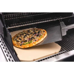Pierre à Pizza L32,3 X L44,3 Cm Baron/Crown - Broil King -Barbecue Boutique pierre pizza rectangulaire broil king 0062703698427 3