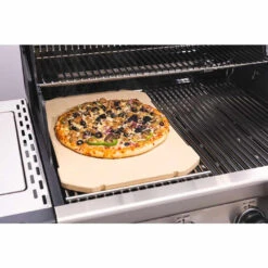 Pierre à Pizza L32,3 X L44,3 Cm Baron/Crown - Broil King -Barbecue Boutique pierre pizza rectangulaire broil king 0062703698427 4