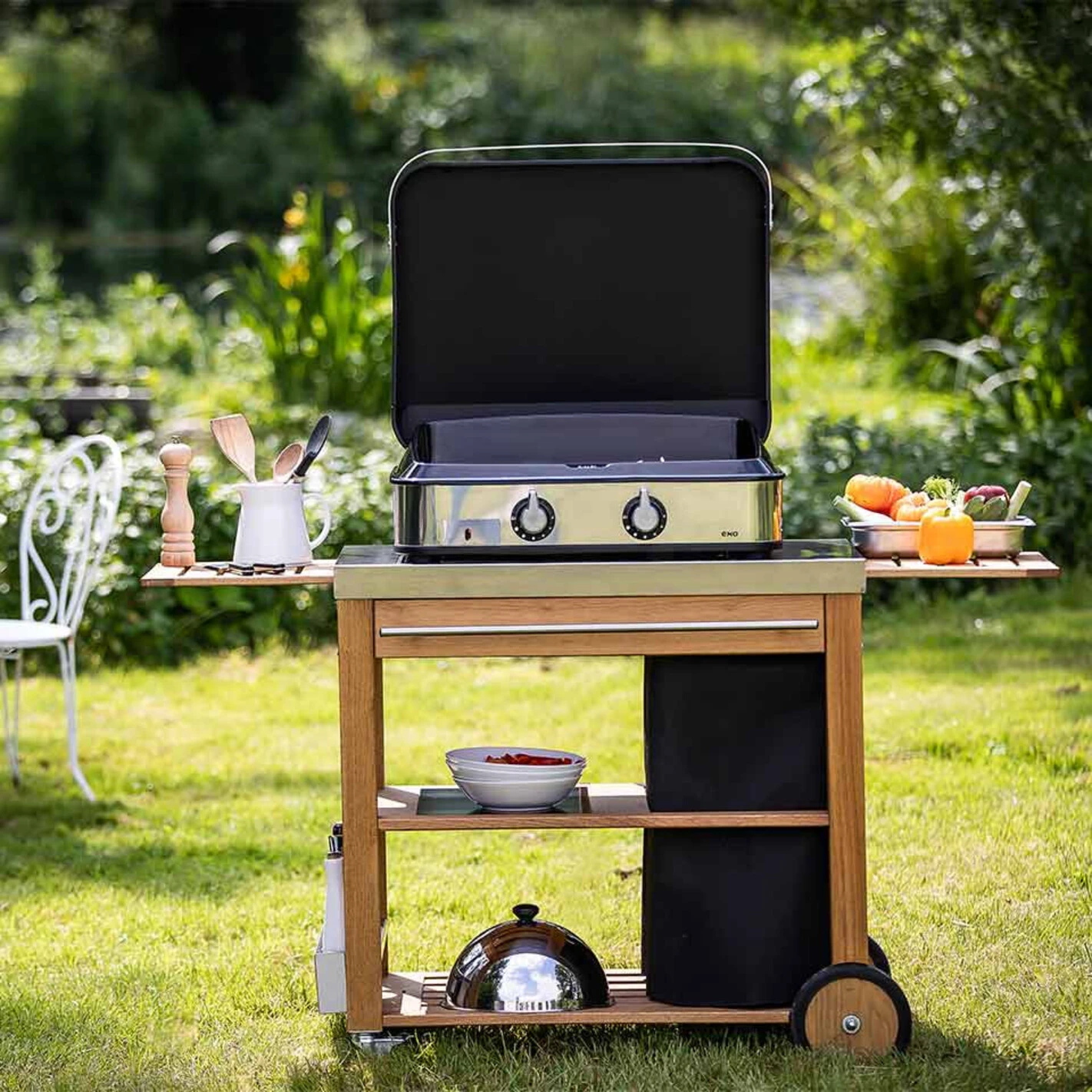 Plancha Enosign 65 Inox Et Noir Avec Capot - ENO* 8 Plancha Enosign 65 Inox Et Noir Avec Capot - ENO* – Image 6