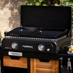 Plancha Gaz Blue Flame LXD Twin + Couvercle - Campingaz 14 Plancha Gaz Blue Flame LXD Twin + Couvercle - Campingaz -Barbecue Boutique plancha gaz blue flame lxd twin campingaz 3138522119416 5