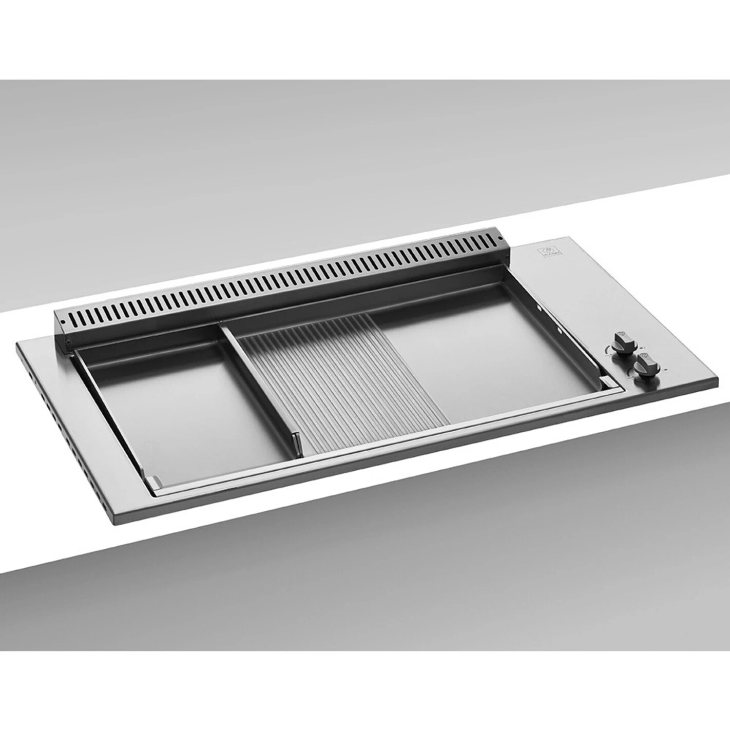 Plancha Gaz Encastrable Oasi 80 Mix Lisse Rainurée - Planet 4 Plancha Gaz Encastrable Oasi 80 Mix Lisse Rainurée - Planet – Image 2