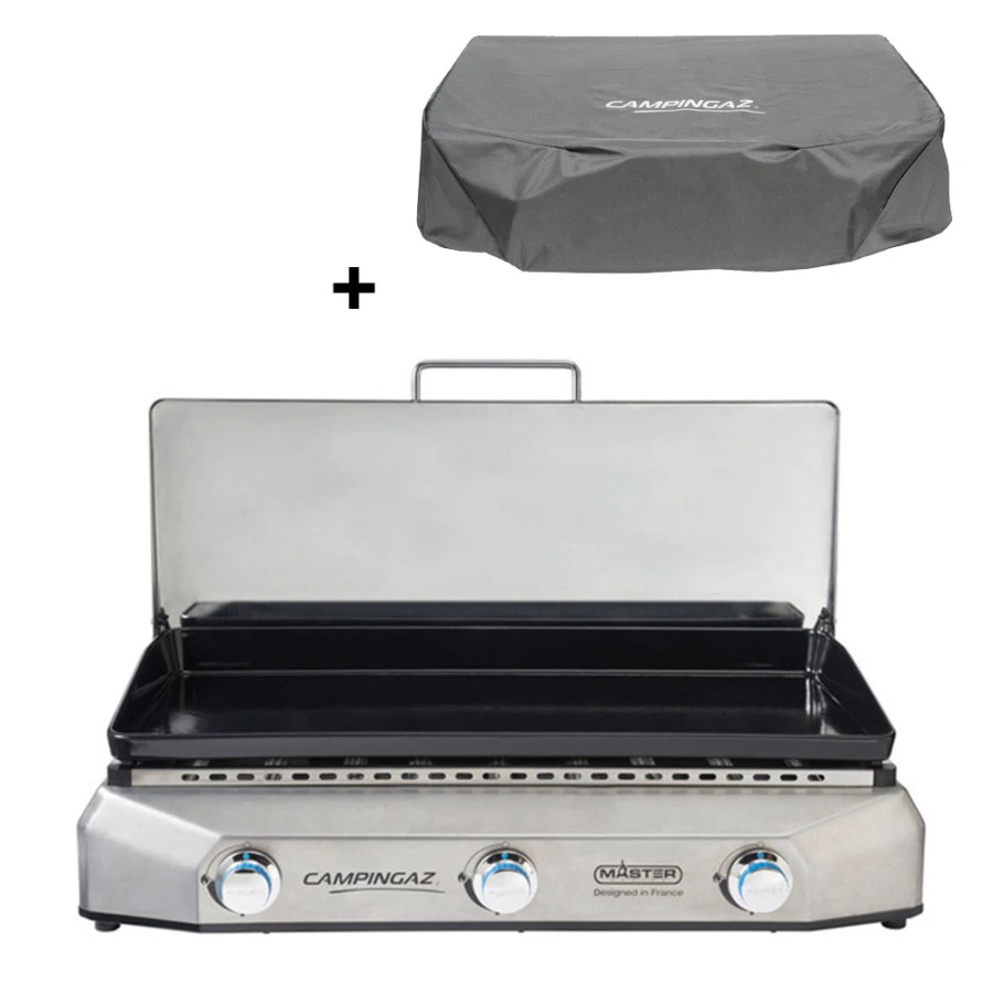 Plancha Gaz Master 3 LX + Couvercle - Campingaz 2 Plancha Gaz Master 3 LX + Couvercle - Campingaz