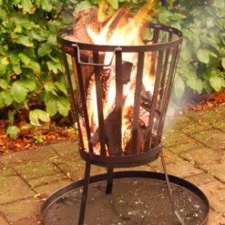 Plateau à Cendres Rond Braséro - Esschert Design 8 Plateau à Cendres Rond Braséro - Esschert Design -Barbecue Boutique plateau a cendres rond pour brasero 8714982044595 2