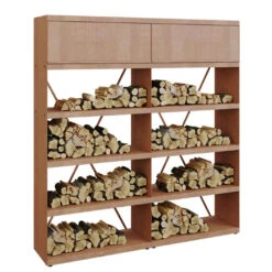 Etagère Range Bois Corten 200 - Ofyr -Barbecue Boutique range bois corten 200 2020000020141 2