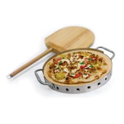 Set Pierre à Pizza ⌀ 33 Cm + Pelle - Broil King -Barbecue Boutique set pierre pelle pizza broil king 0060162698163 2