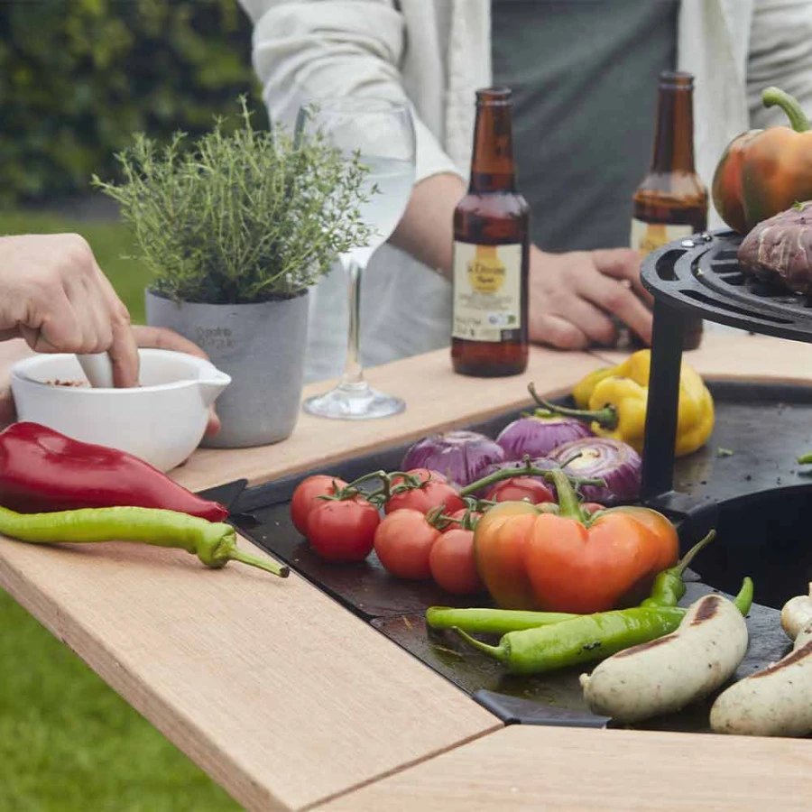 Table D’appoint En Bois Brasero Nestor - Barbecook 5 Table D’appoint En Bois Brasero Nestor - Barbecook – Image 3