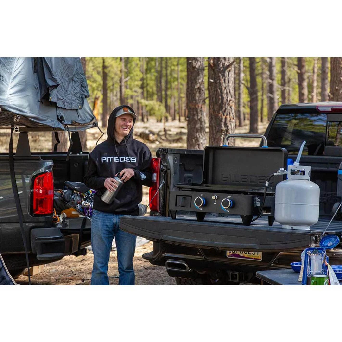 Plancha Gaz Ultimate 2 Brûleurs + Chariot - Pit Boss* 6 Plancha Gaz Ultimate 2 Brûleurs + Chariot - Pit Boss* – Image 4